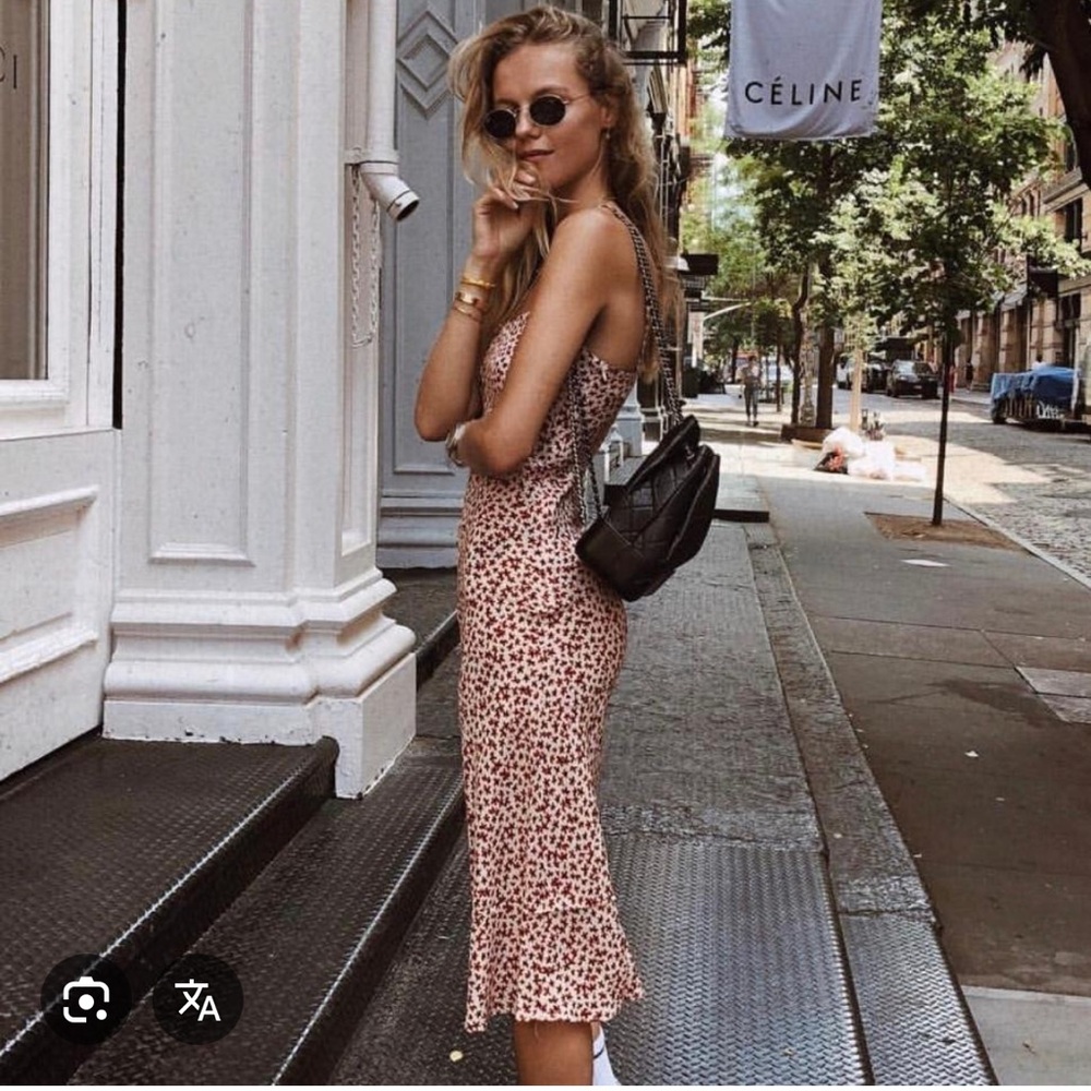 Réalisation Par Silk Midi Length Dress - Picture 11 of 12